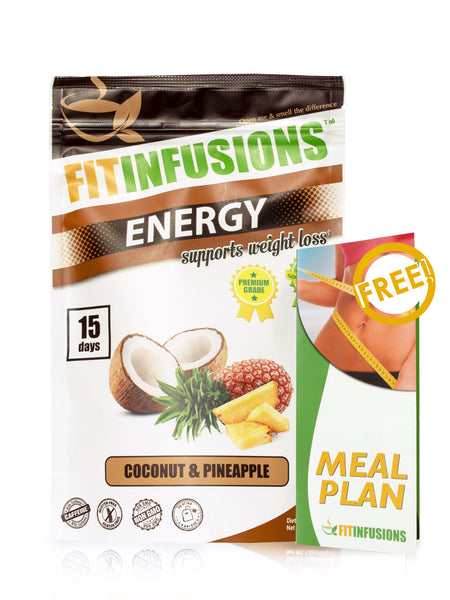 Fitinfusions™ Energy Coconut & Pineapple - 15 servings + FREE Meal Plan